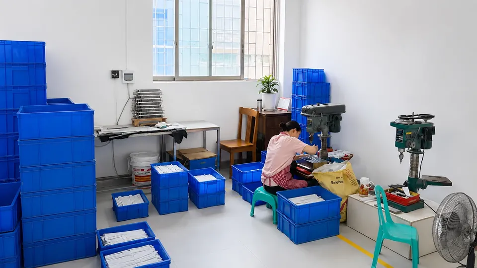 服装辅料细节加工与产品整理工位